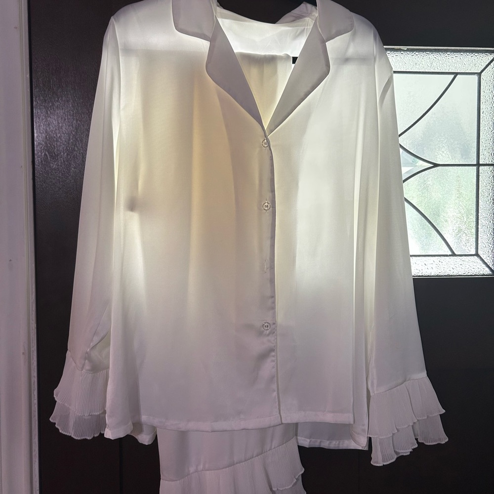 Elegant White Pajamas